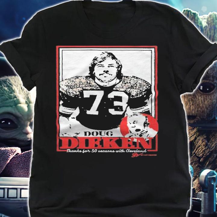 Doug Dieken thank for 50 seasons with Cleveland T-shirt t-shirt