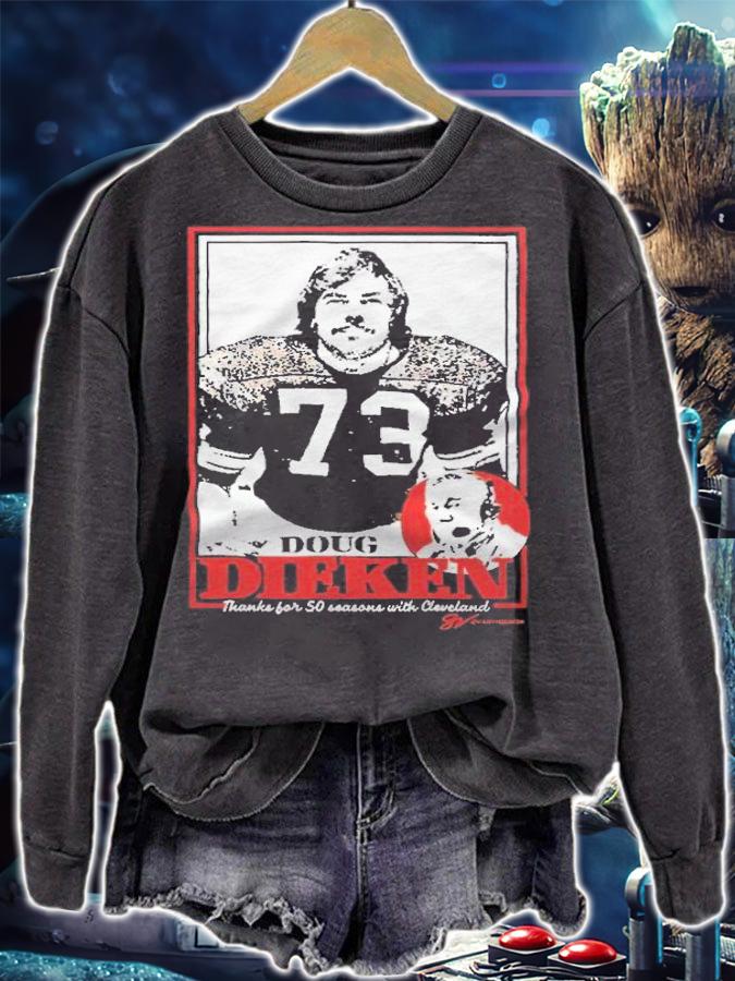 Doug Dieken thank for 50 seasons with Cleveland T-shirt t-shirt