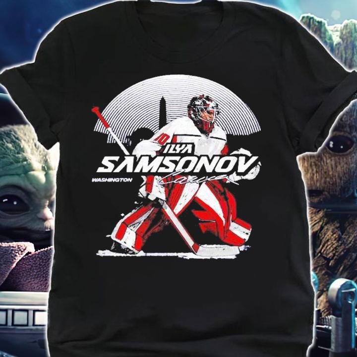 Ilya Samsonov Washington Skyline Hockey Shirt t-shirt