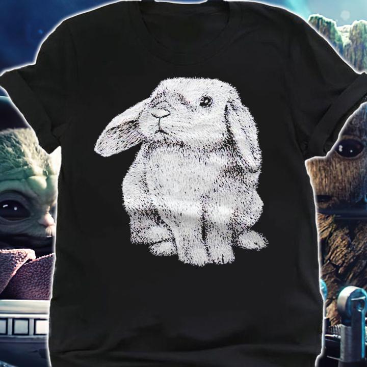Lop Eared Bunny Rabbit Cute Easter Drawing Shirt t-shirt