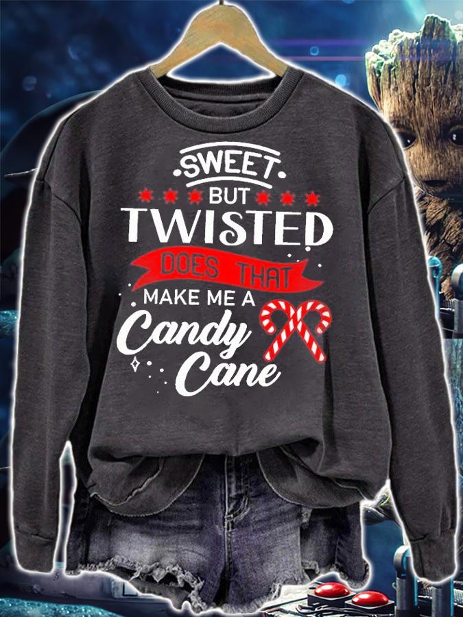 Sweet But Twisted Does That Make Me A Candy Cane T-Shirt t-shirt sweatshirt