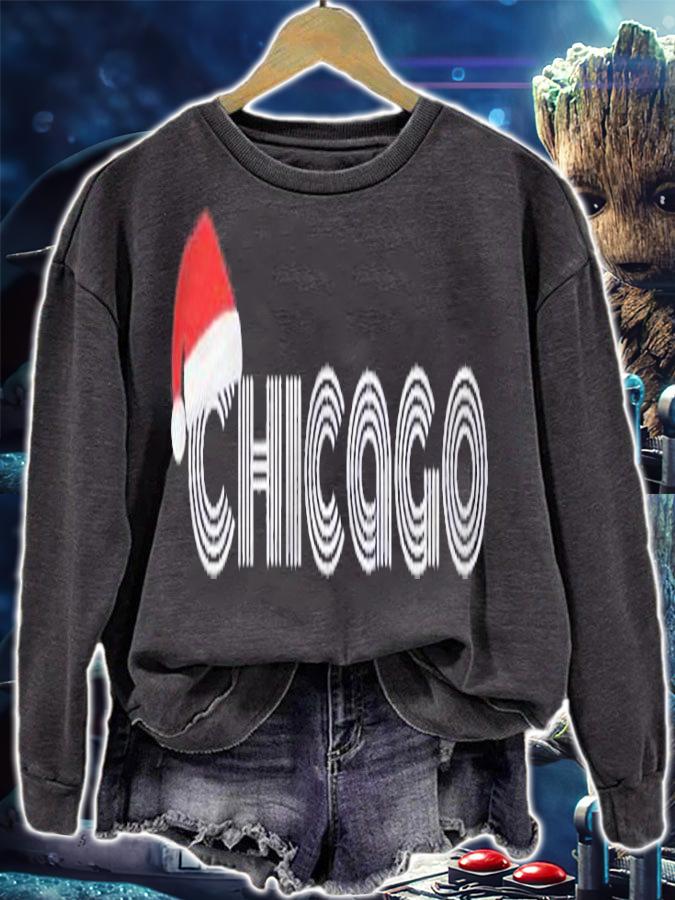 Christmas In Chicago For Men Women Kids Teens Shirt t-shirt sweatshirt