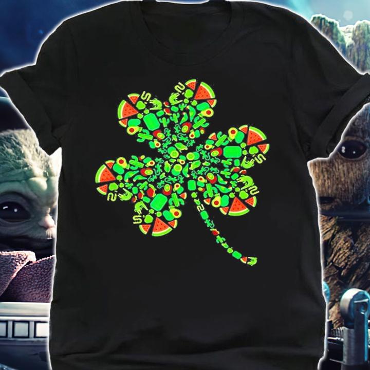Shamrock Of Colorful Green Things St Patricks Day T-Shirt t-shirt shirt