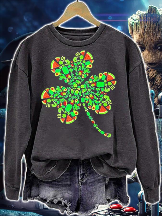 Shamrock Of Colorful Green Things St Patricks Day T-Shirt t-shirt sweatshirt