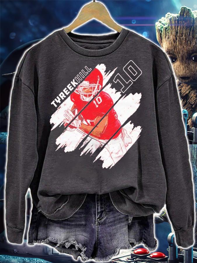 Tyreek Hill Stripes Kansas City Football Shirt t-shirt sweatshirt