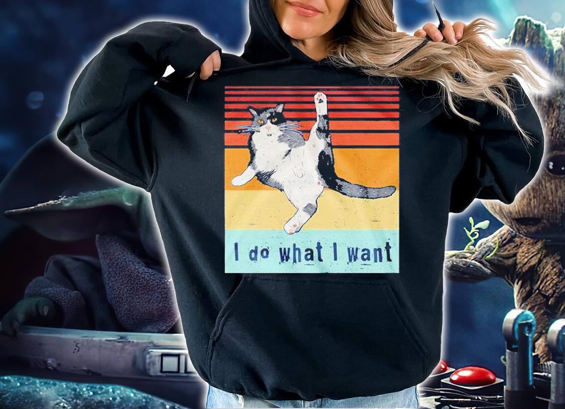 Cat I Do What I Wnat Vintage T-Shirt t-shirt