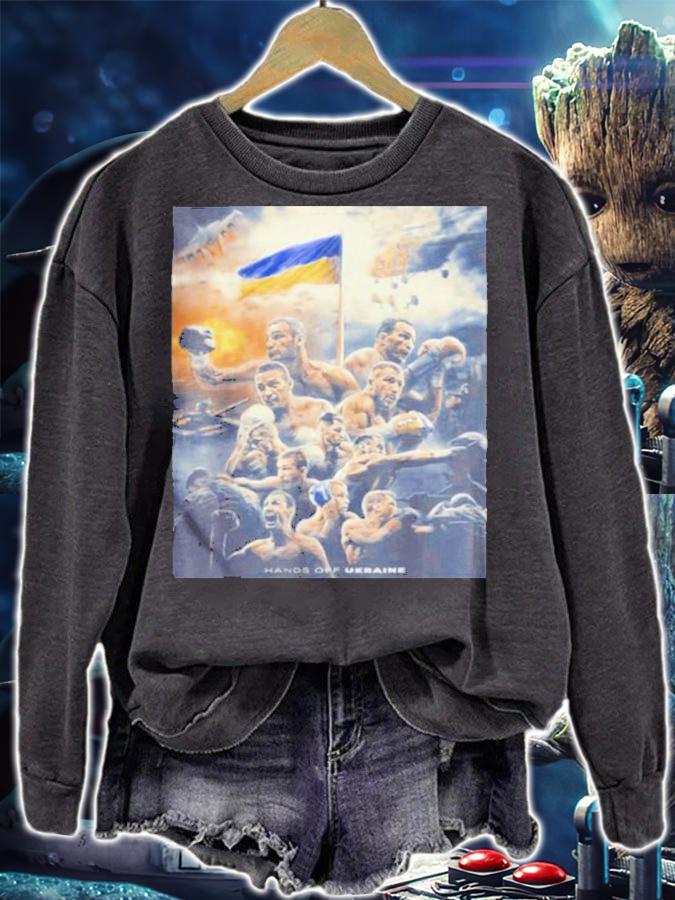 Hands Of Ukraine Boxing Ukrainian T-Shirt t-shirt sweatshirt