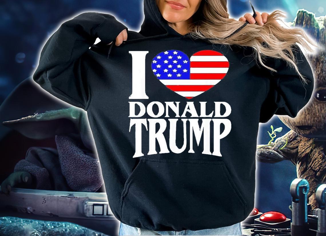 I Love Donald Trump President 2024 T-Shirt t-shirt hoodie