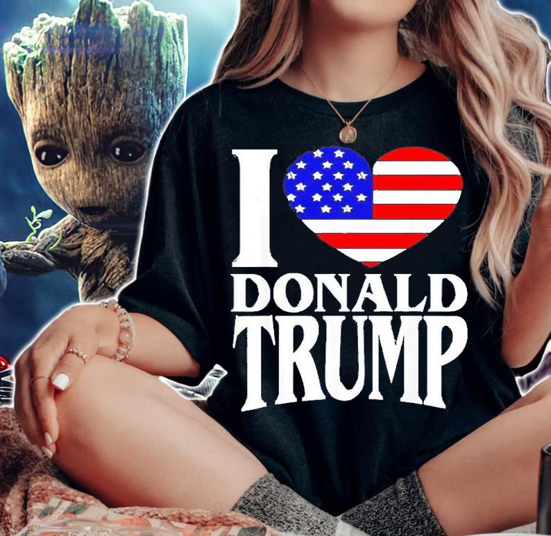 I Love Donald Trump President 2024 T-Shirt t-shirt woman shirt