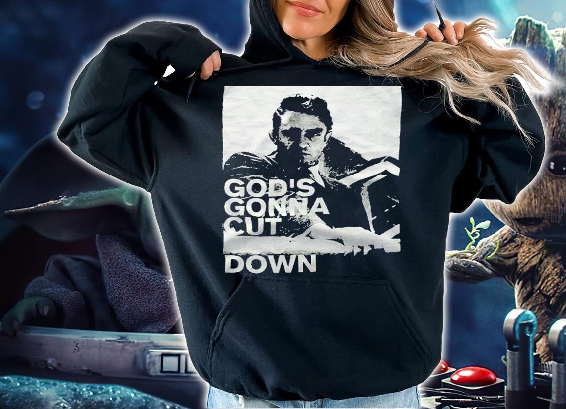 Johnny Cash God's gonna cut you down T-shirt t-shirt