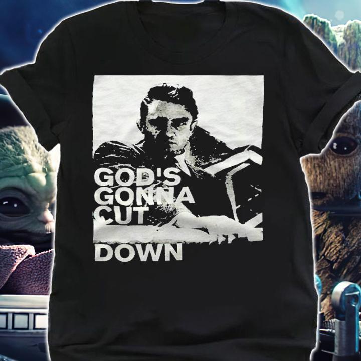 Johnny Cash God's gonna cut you down T-shirt t-shirt