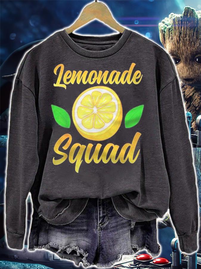 Lemonade Squad Kids Funny Lemonade Boss Lemon Lover Crew Shirt t-shirt sweatshirt