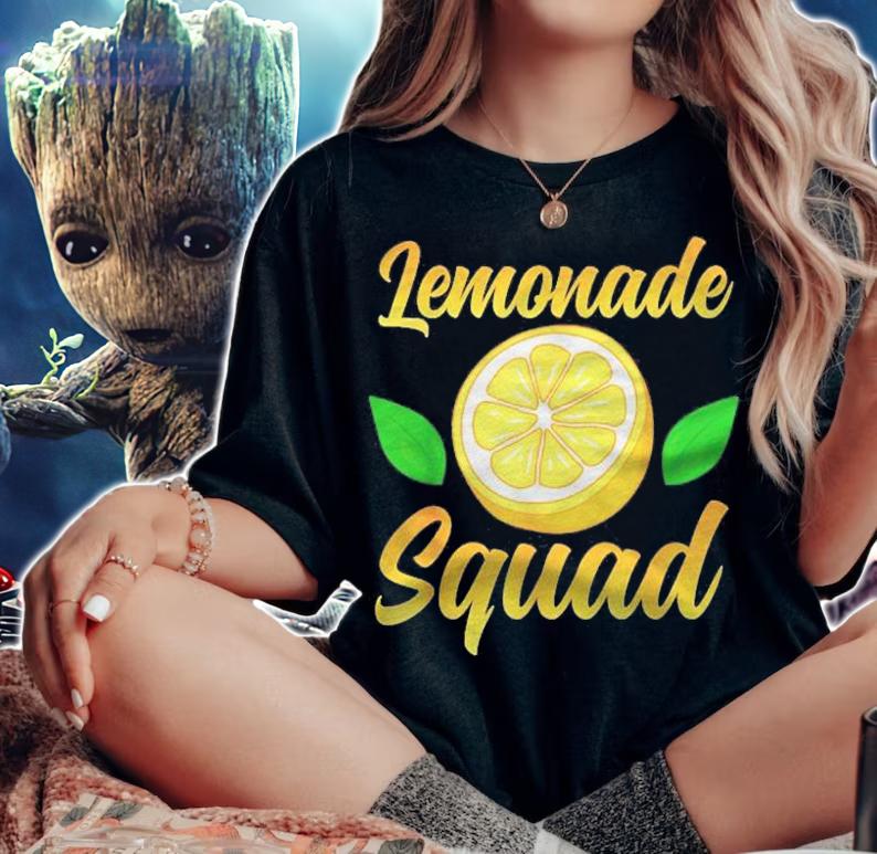 Lemonade Squad Kids Funny Lemonade Boss Lemon Lover Crew Shirt t-shirt woman shirt