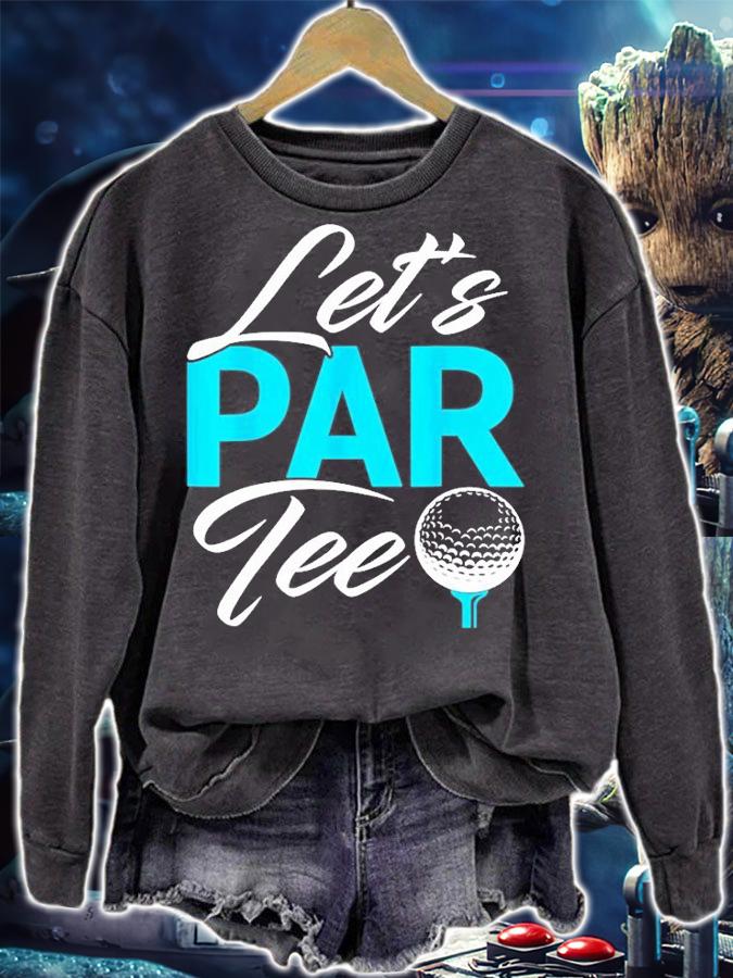 Lets Partee Golf Shirt Funny Golf T-Shirt t-shirt