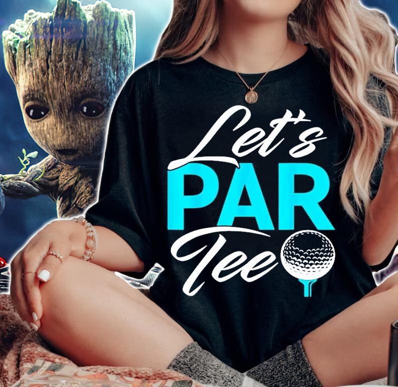 Lets Partee Golf Shirt Funny Golf T-Shirt t-shirt