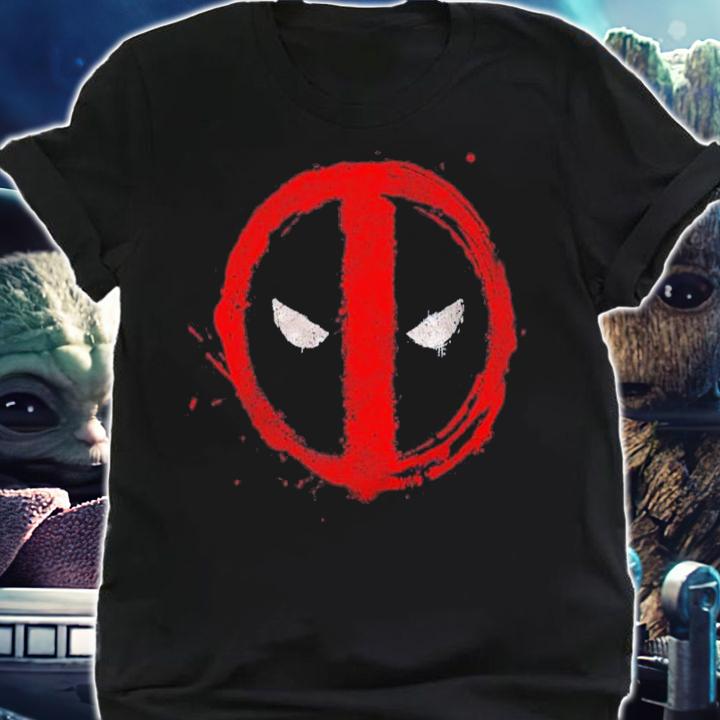 Marvel Deadpool Symbol Red Spray Paint Shirt t-shirt shirt