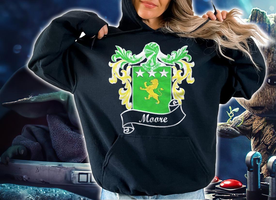 Moore Coat Of Arms Surname Last Name Family Crest Shirt t-shirt hoodie