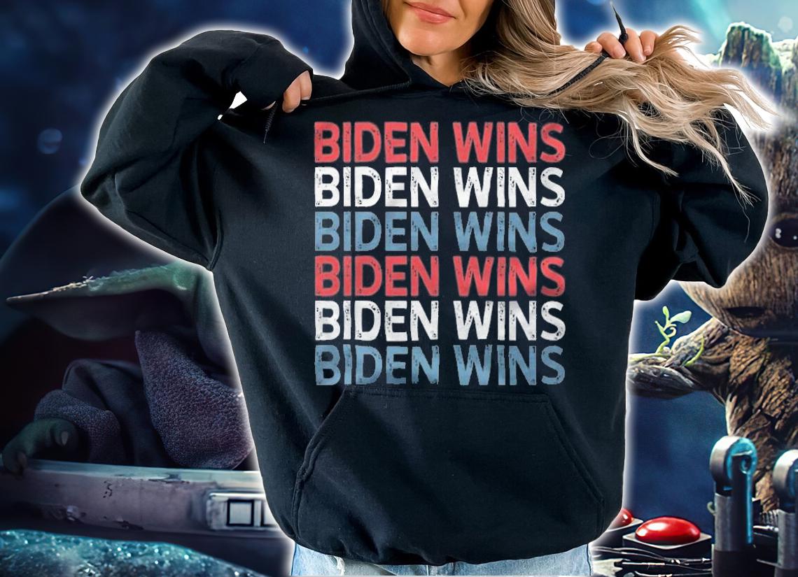 Premium biden Wins Vintage Biden 46 T-Shirt t-shirt hoodie