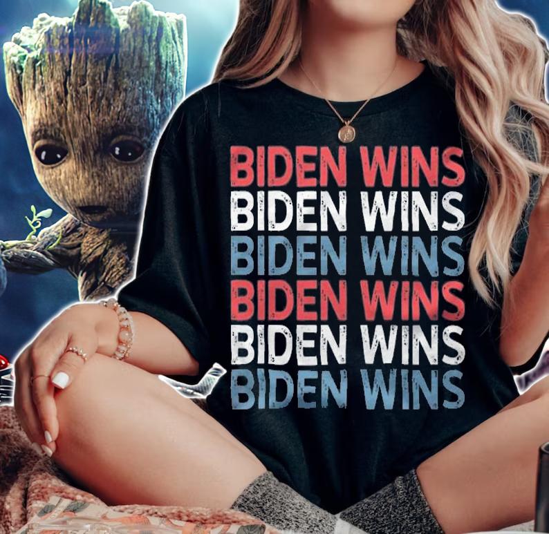 Premium biden Wins Vintage Biden 46 T-Shirt t-shirt woman shirt