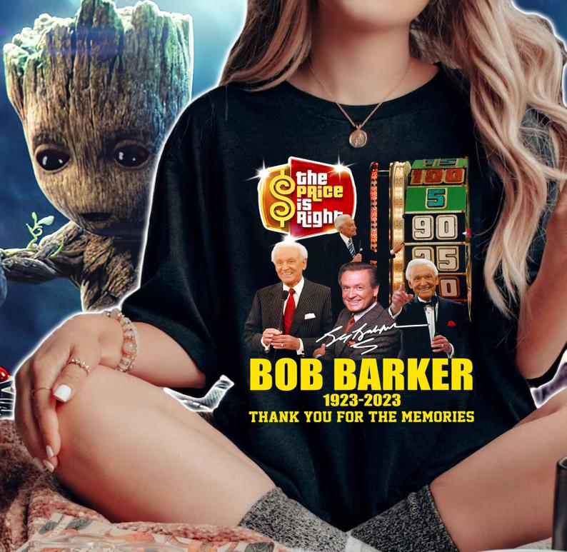 RIP Bob Barker 1923 2023 The Price Is Right Signature t-shirt