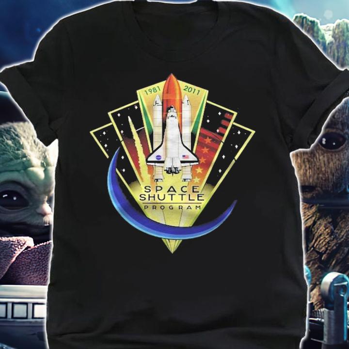 Shuttle Program Commemorative Patch Slim Fit Shirt t-shirt shirt