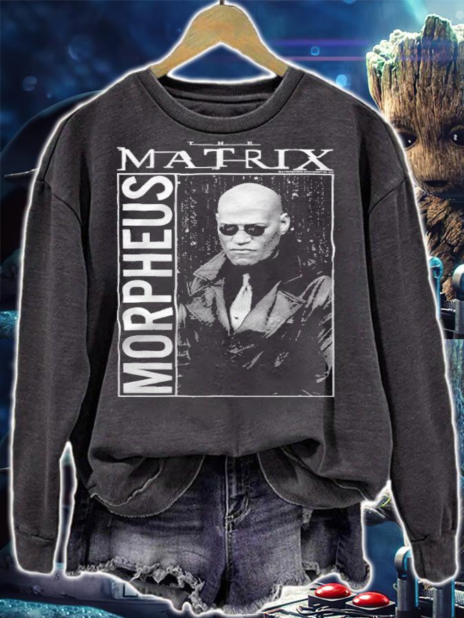 The Matrix Morpheus hero shot 2021 T-shirt t-shirt sweatshirt