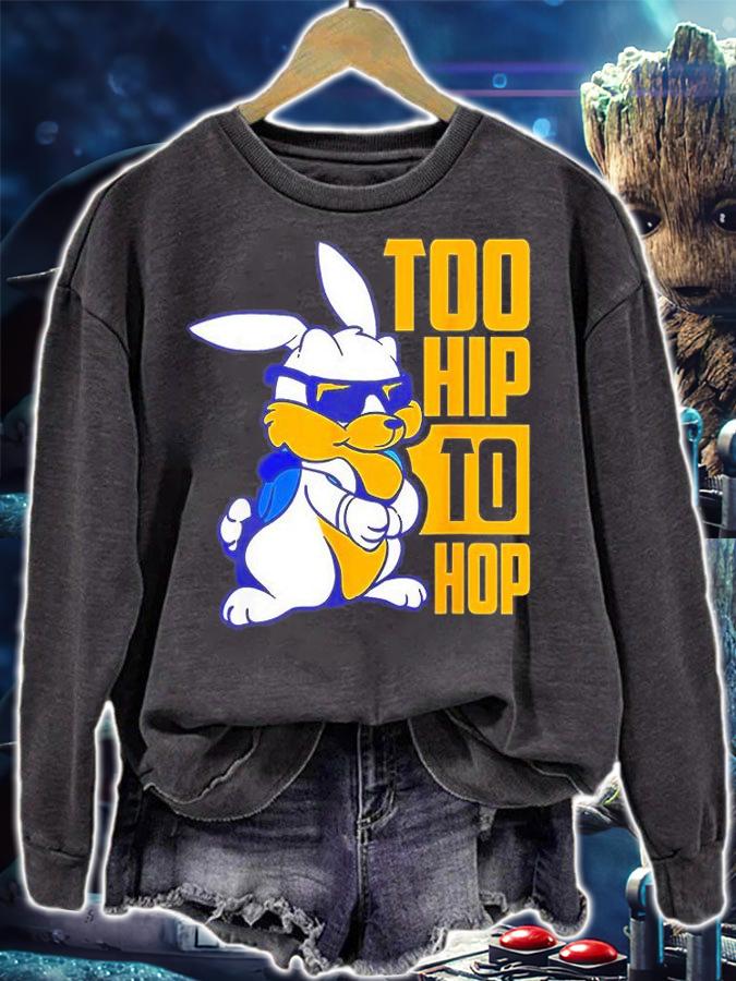 Too Hip To Hop Cool I Love Easter Sunday T-Shirt t-shirt sweatshirt