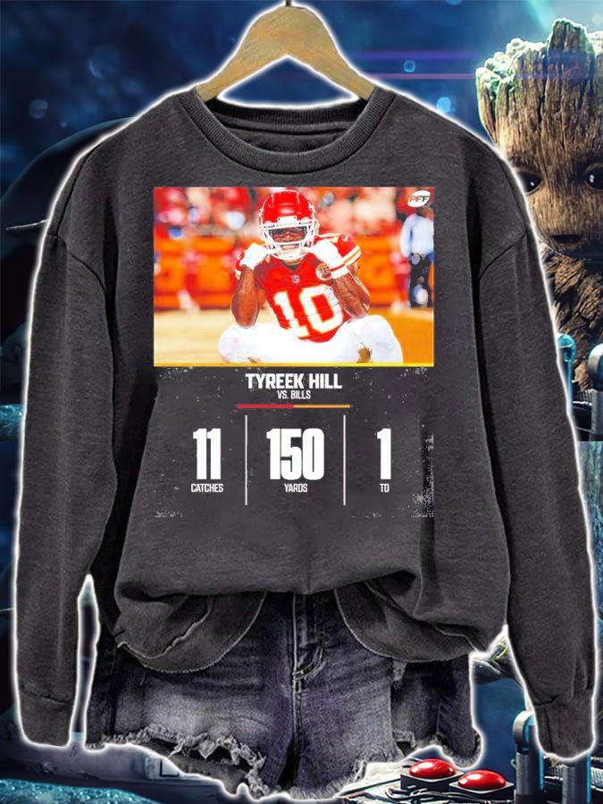 Tyreek Hill Vs Bills 11 Catches 150 Yards Shirt t-shirt