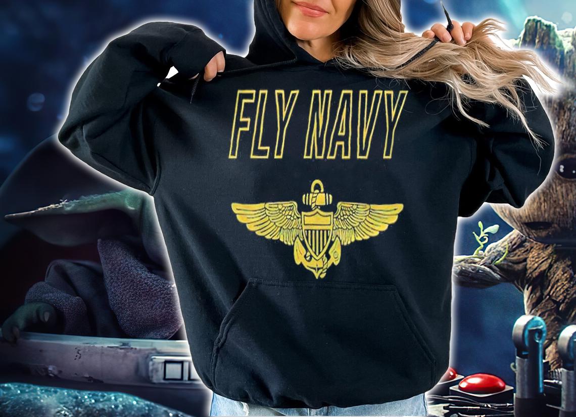 Fly Navy logo T-shirt t-shirt hoodie