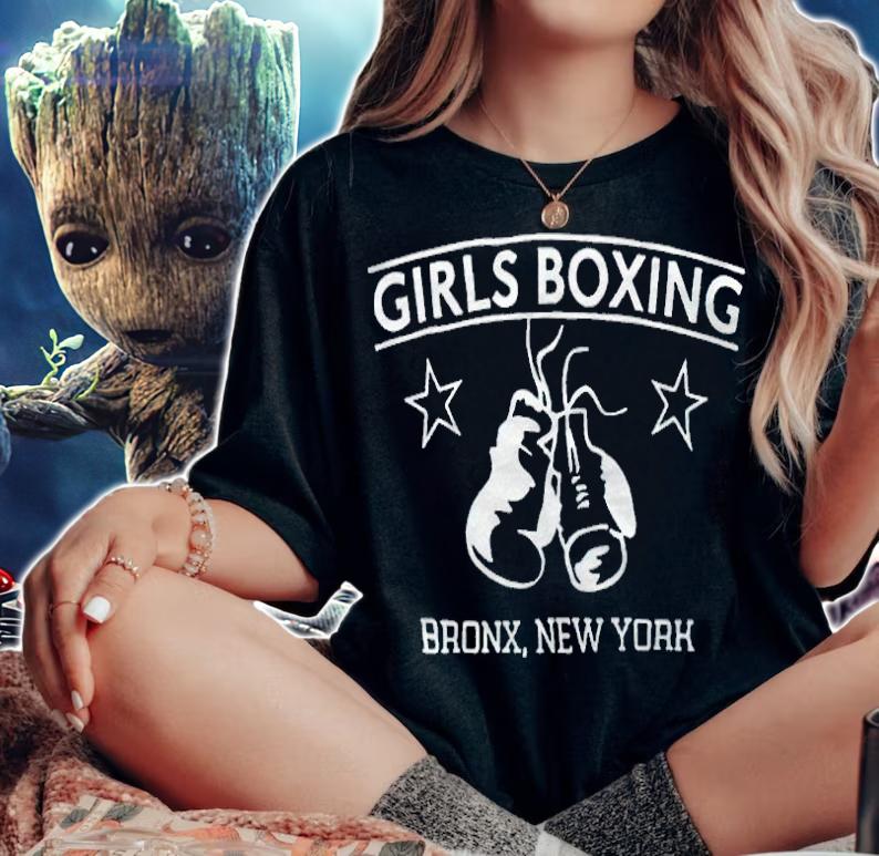 Girls boxing Bronx New York T-shirt t-shirt woman shirt