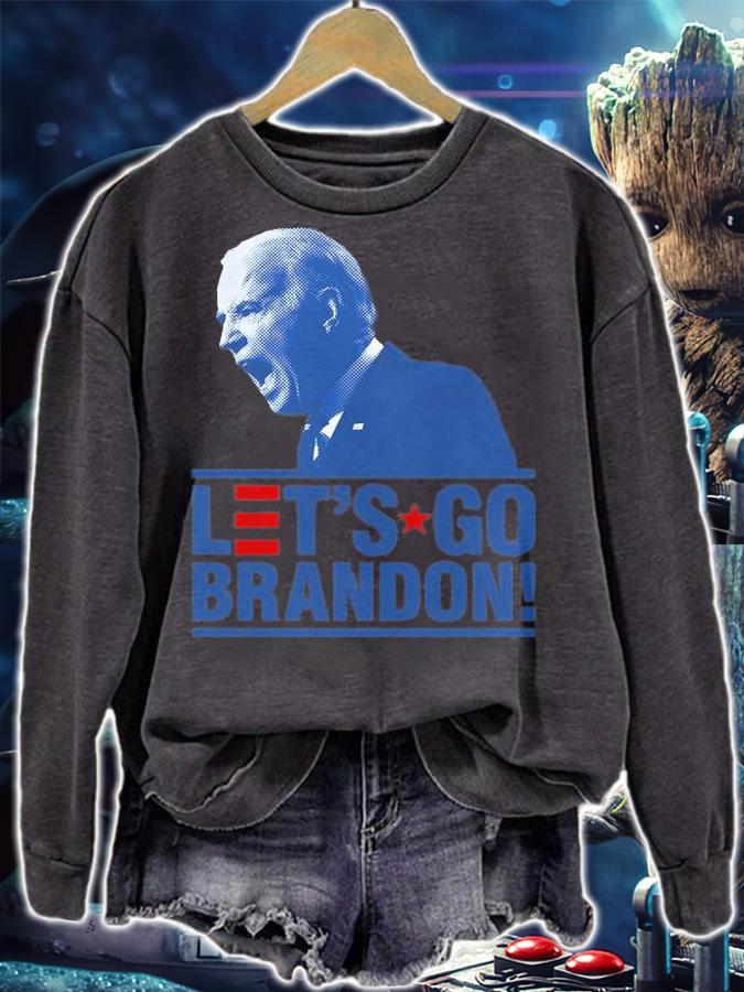 Let's Go Brandon Funny Meme Biden Funny FJB T-Shirt t-shirt