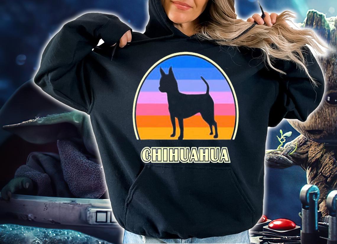 Smooth Chihuahua Vintage Sunset Dog T-Shirt t-shirt