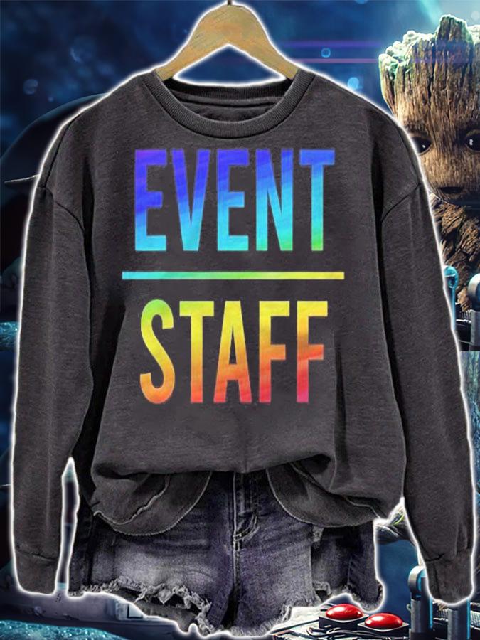 Event Staff Crew A Staff & Employees T-shirt t-shirt
