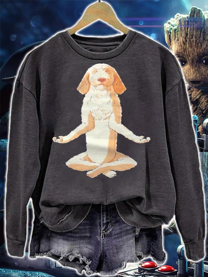 Funny Yoga Dog Spinone Italiano Shirt t-shirt sweatshirt