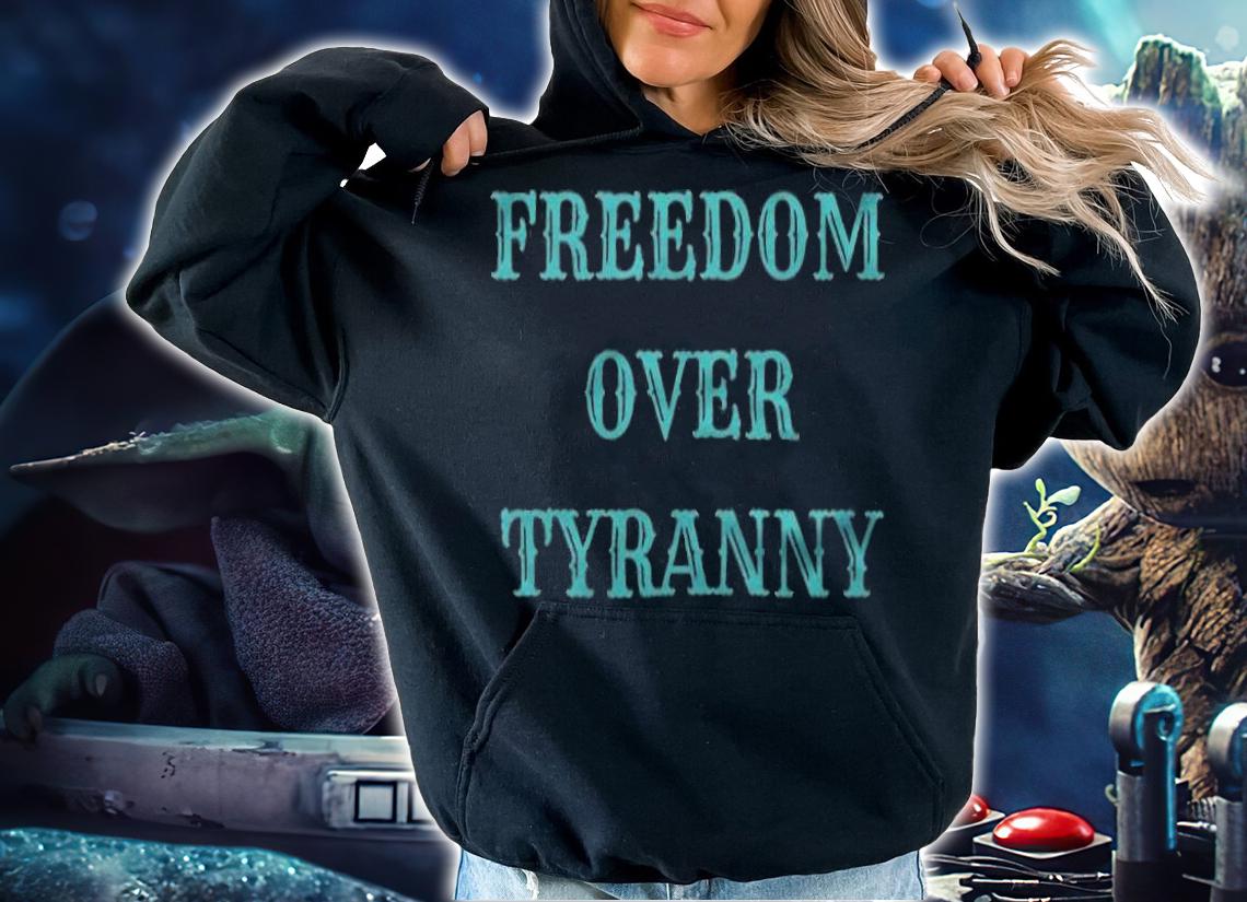 Hot freedom Over Tyranny America Lets Go Brandon T-Shirt t-shirt