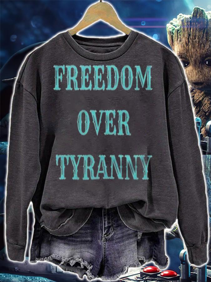 Hot freedom Over Tyranny America Lets Go Brandon T-Shirt t-shirt