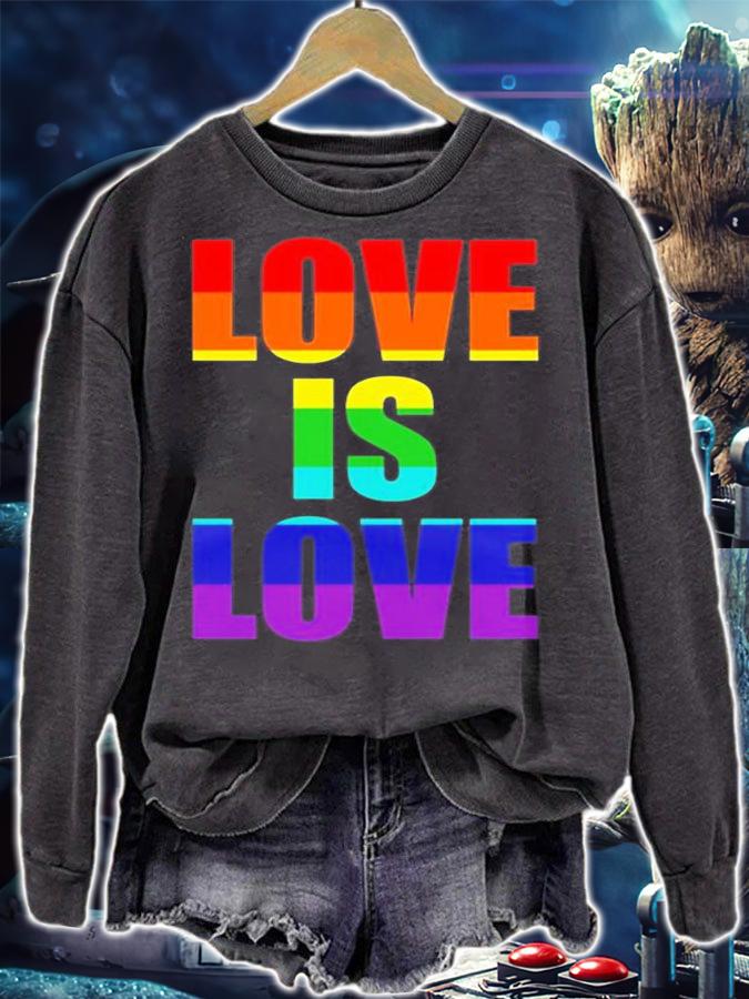 Love Is Love Rainbow LGBTQ T-Shirt t-shirt