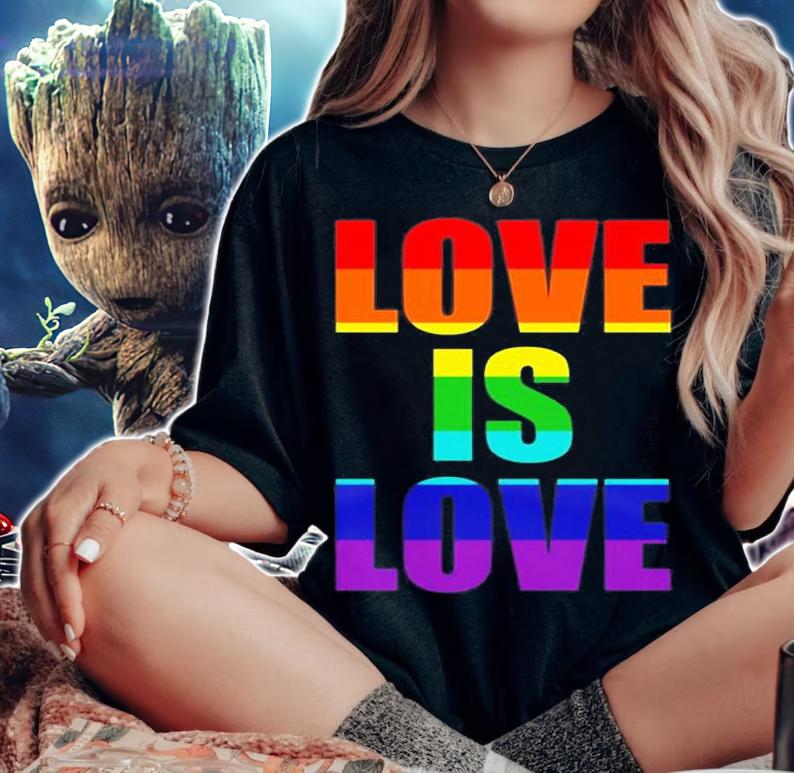 Love Is Love Rainbow LGBTQ T-Shirt t-shirt
