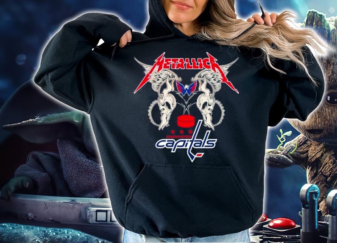 Metallica Wings Washington Capitals Logo t-shirt hoodie