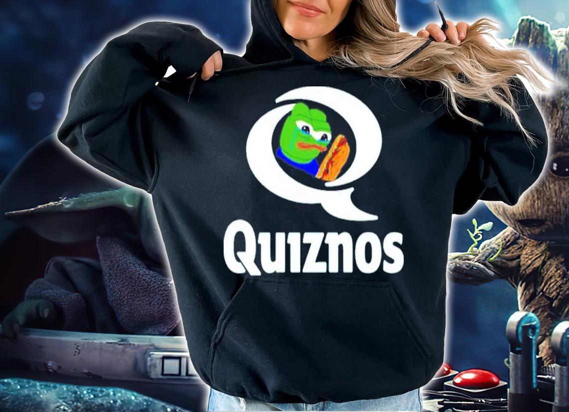 Quiznos Pepe The Frog Logo Shirt t-shirt hoodie