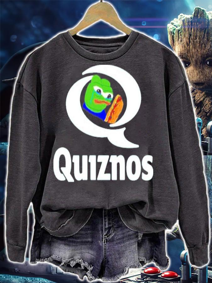 Quiznos Pepe The Frog Logo Shirt t-shirt sweatshirt