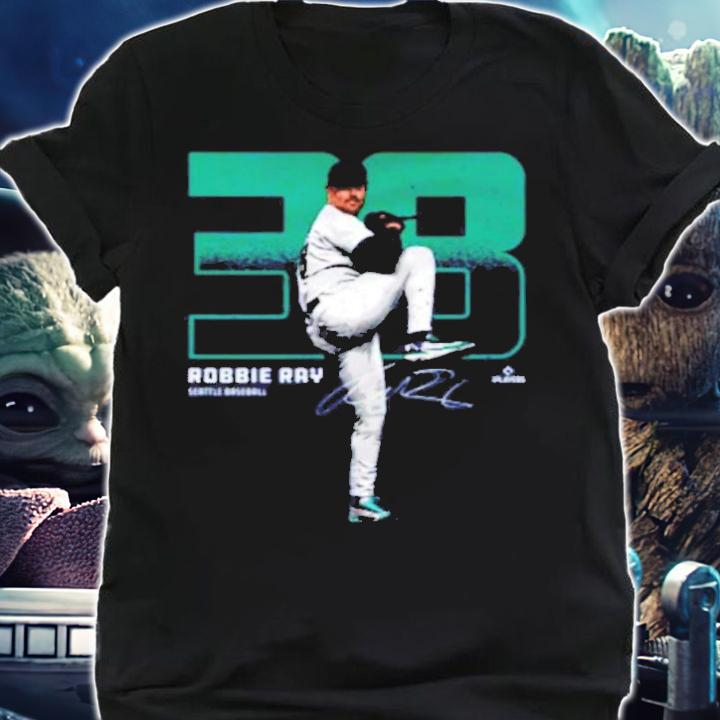 Robbie Ray Seattle Outline Baseball Signatures Shirt t-shirt shirt