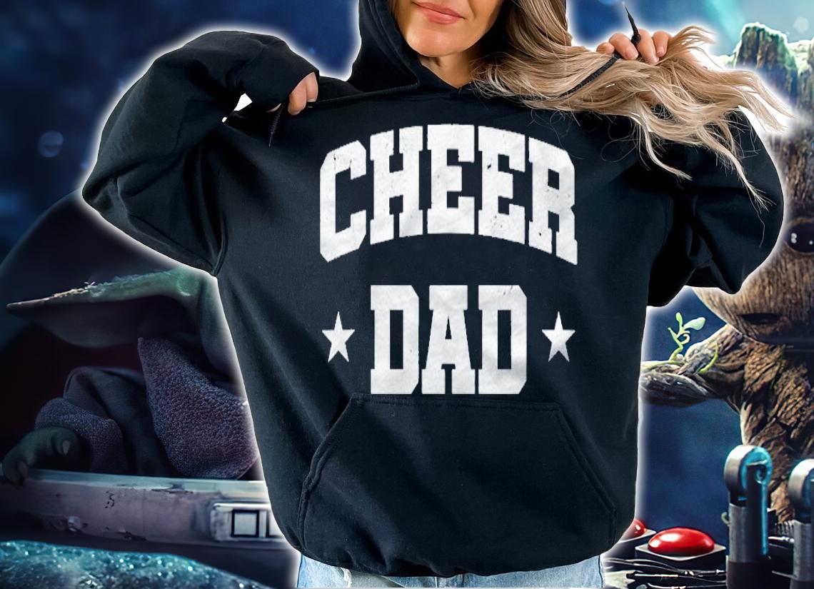 Cheer Dad Funny Cheerleader Shirt Fathers Day Cheerleading shirt