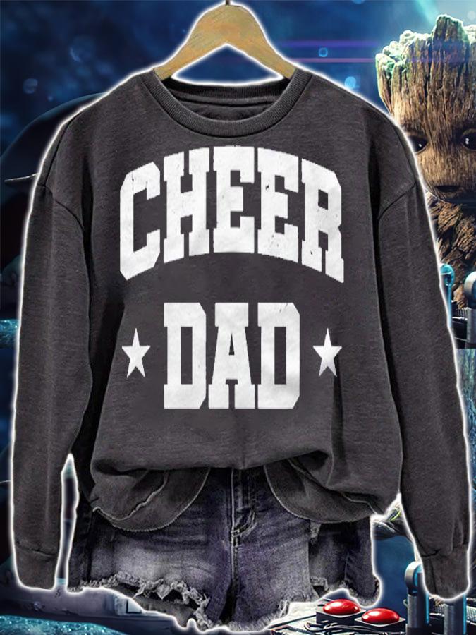 Cheer Dad Funny Cheerleader Shirt Fathers Day Cheerleading shirt