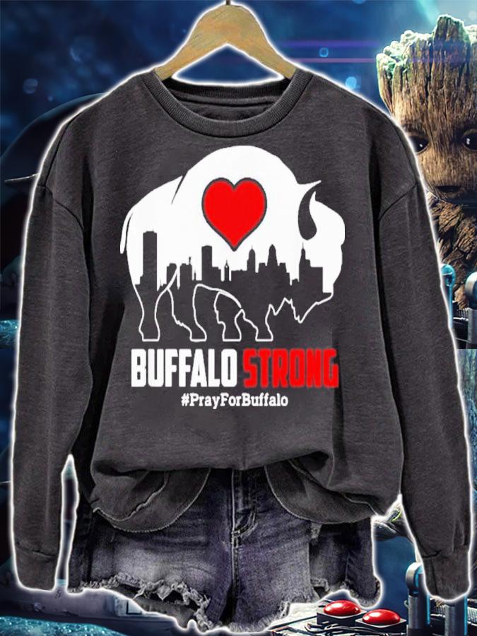 Community Strength Pray Support New York Buffalo Strong Shirt sweatshirt