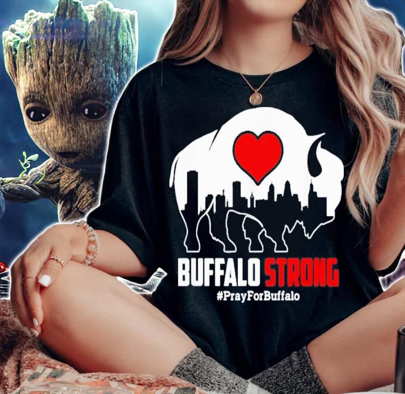 Community Strength Pray Support New York Buffalo Strong Shirt woman shirt