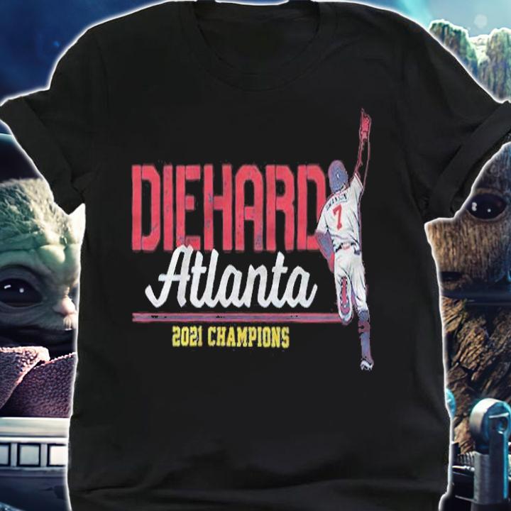 Dansby Swanson Diehard Atlanta 2021 Champions Shirt