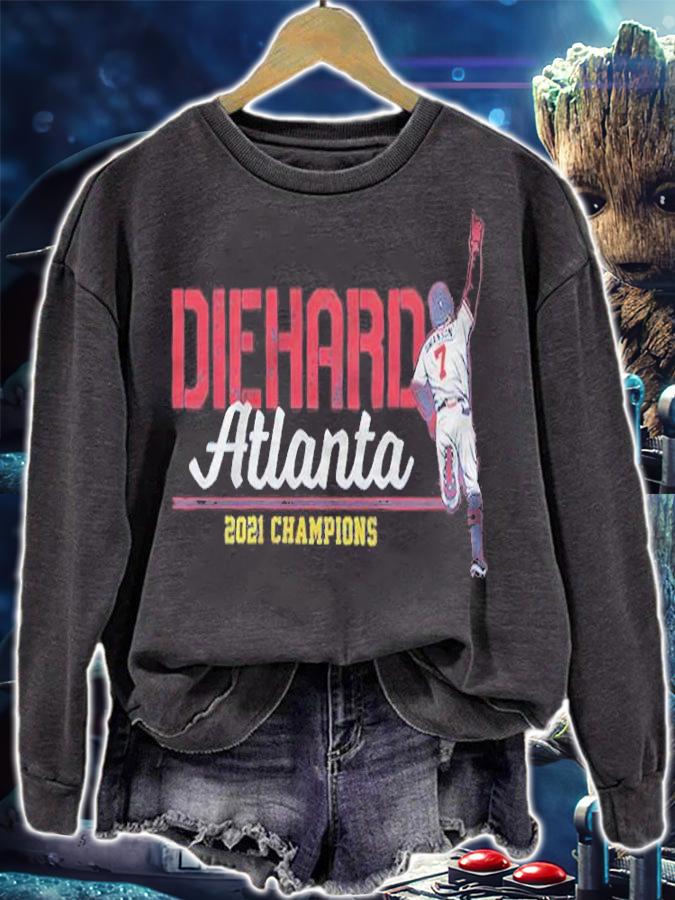 Dansby Swanson Diehard Atlanta 2021 Champions Shirt