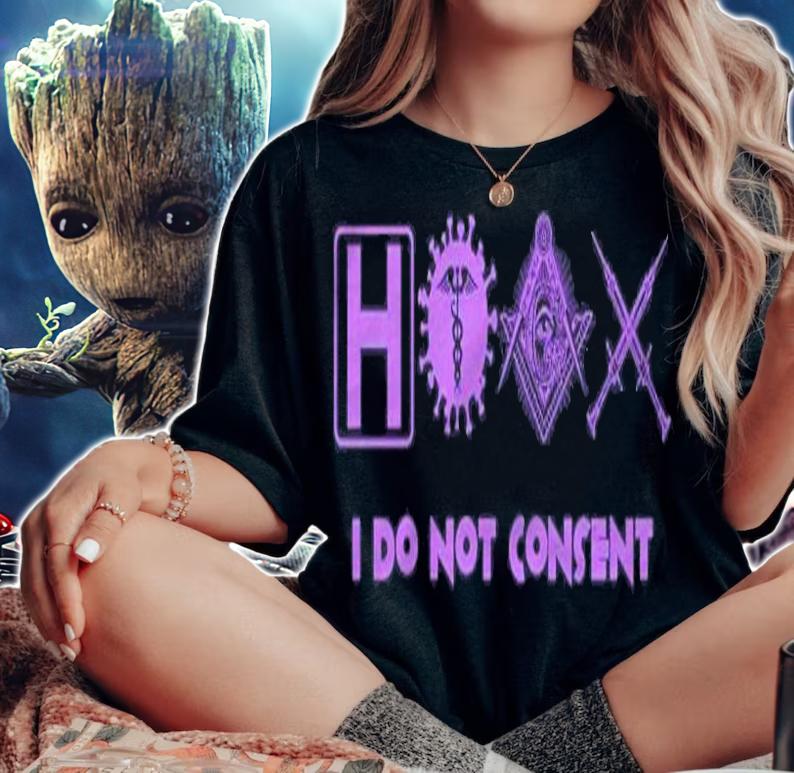 Face Masks Human Muzzles Nappy Diaper I Do Not Consent T-shirt
