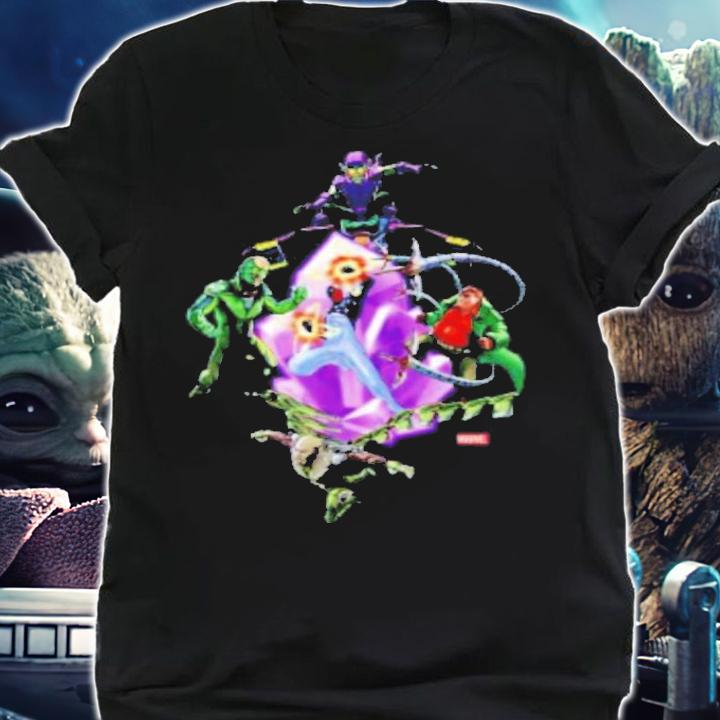 Marvel Spider Man Unlimited Villain Crystal Graphic Shirt